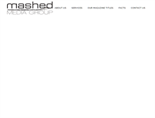 Tablet Screenshot of mashedmediagroup.com